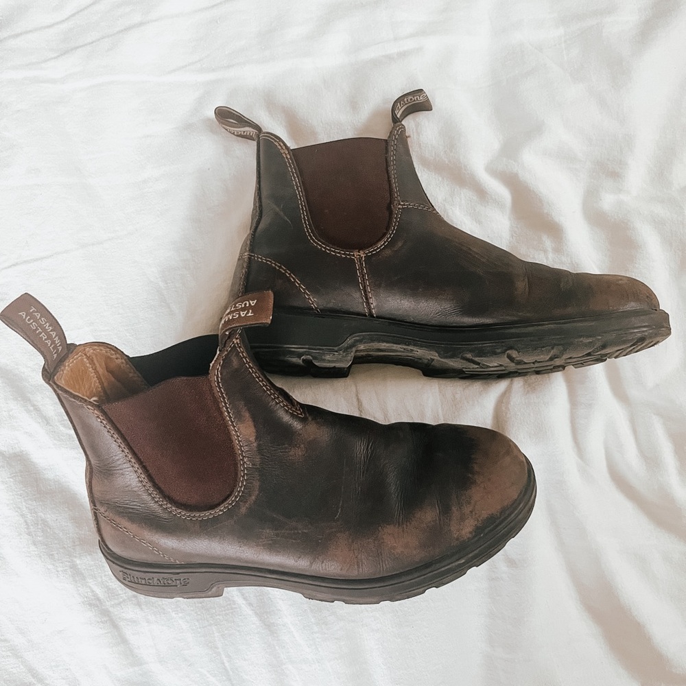 Men’s Blundstone Rustic Brown Chelsea Classic Boots size AU 7
